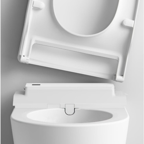 A803060001Roca Inspira in-wash miska wc podwieszana rimless z deską myjącą biały