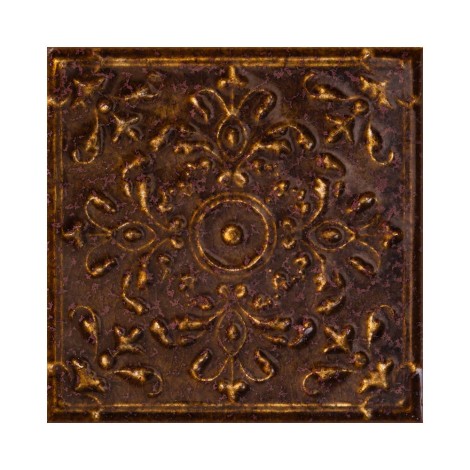 Tubądzin Tinta brown dekor ścienny 14,8 x 14,8.