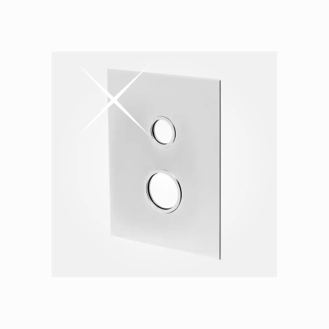 Ferro Algeo Square Box bateria natyskowa podtynkowa chrom.