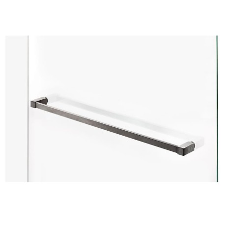 New Trendy Avexa gunmetal brushed kabina kwadratowa prawa 100x100x200 cm