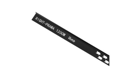 Rea Listwa spadkowa brodzikowa prawa 120cm czarna
