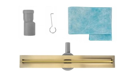 Rea Neox slim pro odpływ liniowy 100 złoty