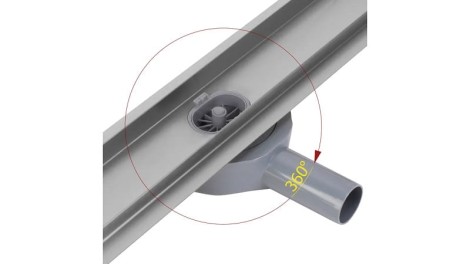 Rea Neox Pro odpływ linowy 600 stal szczotkowana