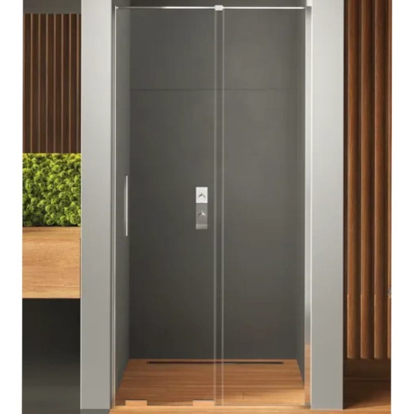 New Trendy Smart drzwi wnękowe 1500x2000 mm chrom