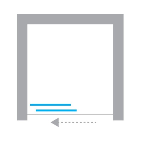 New Trendy Smart drzwi wnękowe 1200x2000 mm czarny