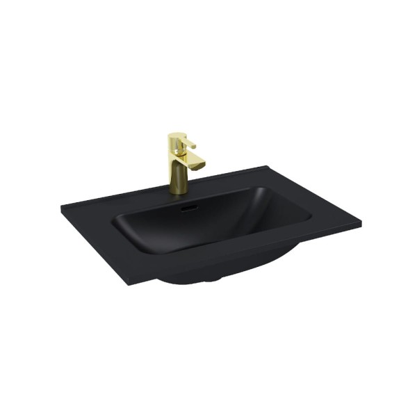 Elita Skappa umywalka meblowa 61x46cm black mat