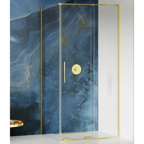New Trendy Smart kabina prostokątna U 1200x900x2000 mm light gold