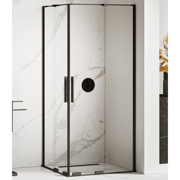 New Trendy Smart kabina prostokątna 900x1200x2000 mm czarny