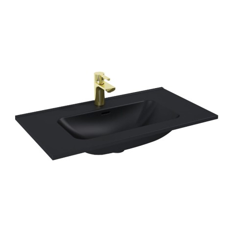 Elita Skappa umywalka meblowa 81x46cm black mat