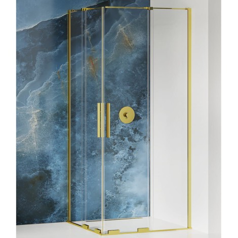 New Trendy Smart kabina kwadratowa 900x900x2000 mm light gold