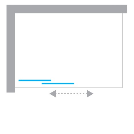 New Trendy Smart parawan nawannowy 1000x1500 mm czarny