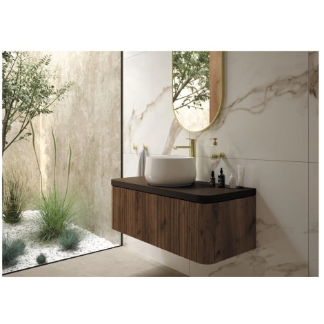 Deante Arnika dozownik mydła ścienny złoto szczotkowane