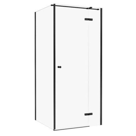 New Trendy Kalibra S Black kabina prostokątna 90x80x195cm