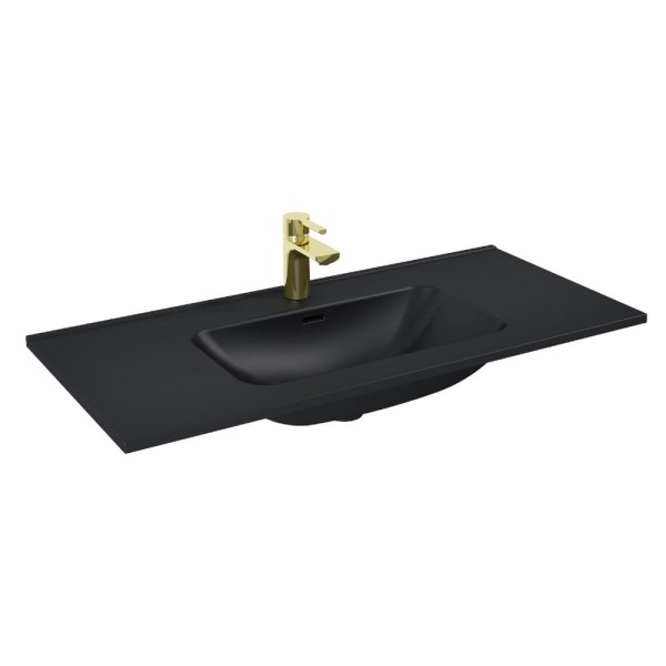 Elita Skappa umywalka meblowa 100x46cm black mat