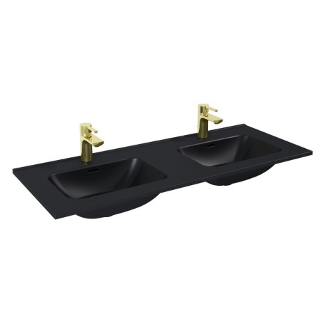 Elita Skappa Duo umywalka meblowa 120x46cm black mat