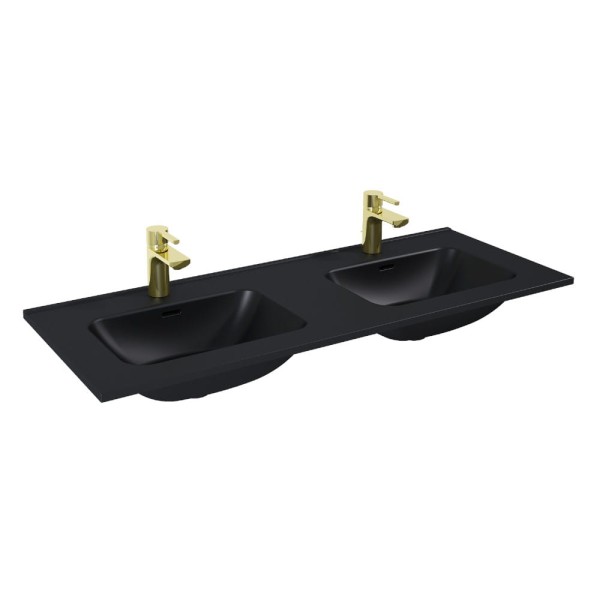 Elita Skappa Duo umywalka meblowa 120x46cm black mat