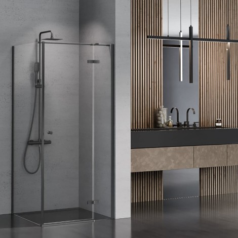 New Trendy Kalibra S Black kabina prostokątna 80x90x195cm