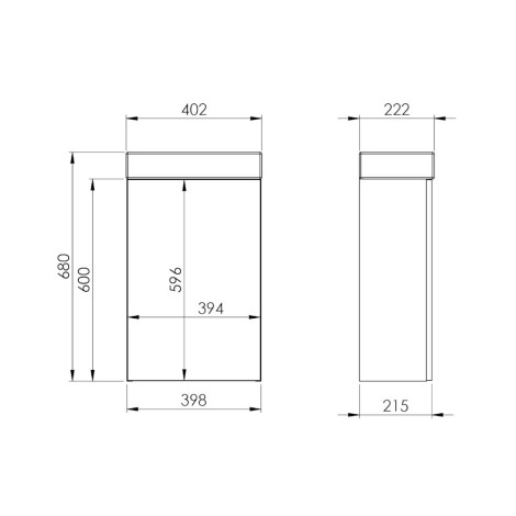 Elita Young Basic zestaw szafka z umywalką 40 cm