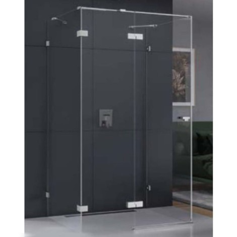 New Trendy Eventa kabina kwadratowa lewa  chrom 80x80x200 cm