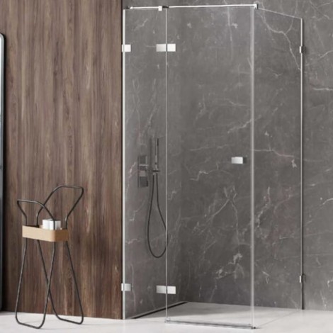 New Trendy kabina Avexa prostokątna lewa chrom 120x100x200 cm