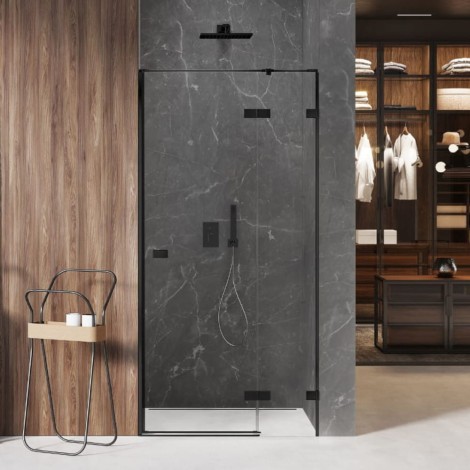 New Trendy Avexa black drzwi wnękowe prawe 120x200 cm