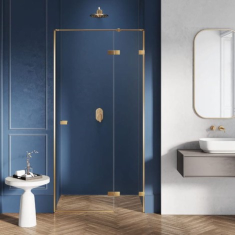 New Trendy Avexa drzwi prawe gold brushed 100x200 cm