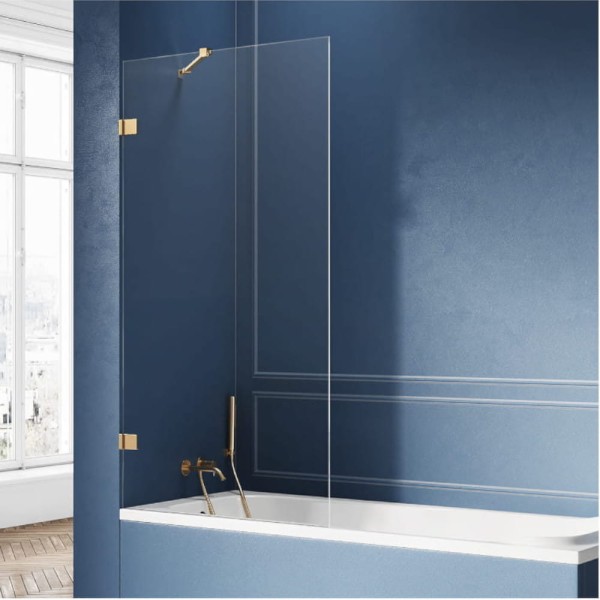 New Trendy Avexa gold brushed parawan nawannowy 80x150 cm