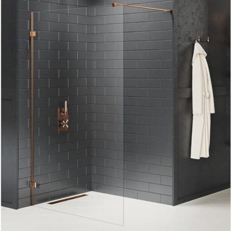New Trendy Avexa copper walk-in 100x200cm