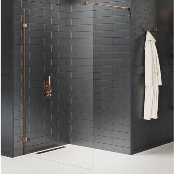 New Trendy Avexa copper walk-in 100x200cm