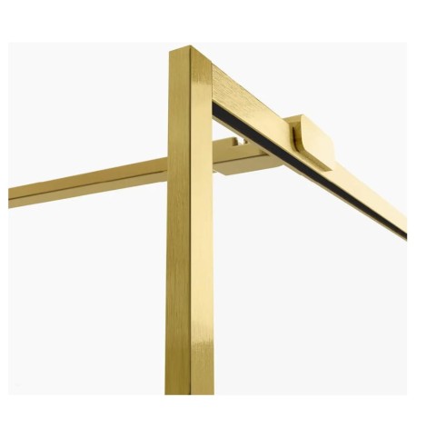 New Trendy Avexa gold brushed walk-in 130x200 cm