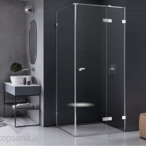 New Trendy Eventa kabina prostokatna prawa chrom 120x90x200 cm