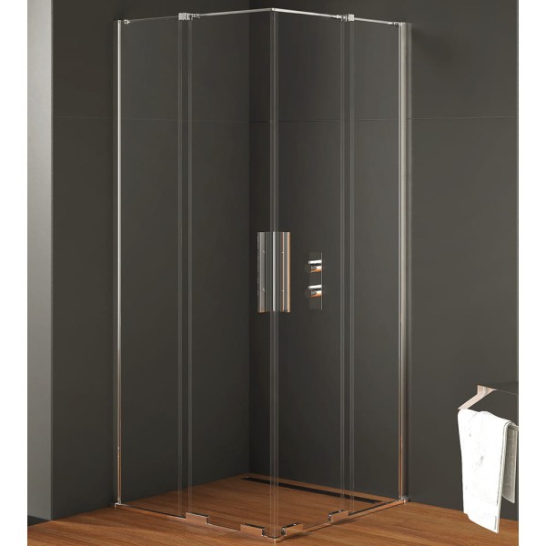 New Trendy Smart kabina kwadratowa 1000x1000x2000 mm chrom