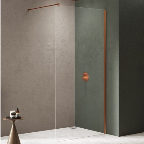 New Trendy Nesta kabina walk-in 1400x2000 mm copper brushed