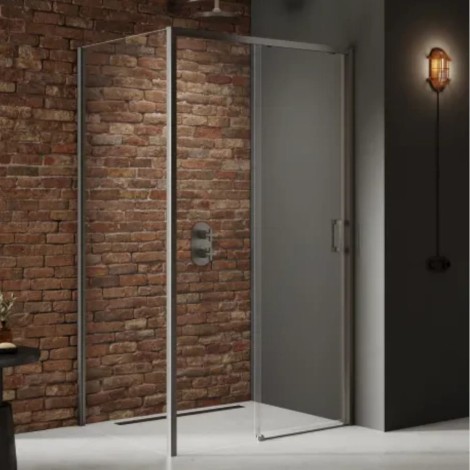 New Trendy Prime kabina prostokątna 1200x800x2000 mm gunmetal brushed