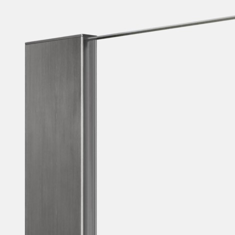 New Trendy Nesta kabina walk-in U 1000X2000 mm gunmetal brushed
