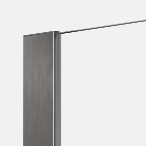 New Trendy Nesta kabina walk-in U 800x2000 mm gunmetal brushed
