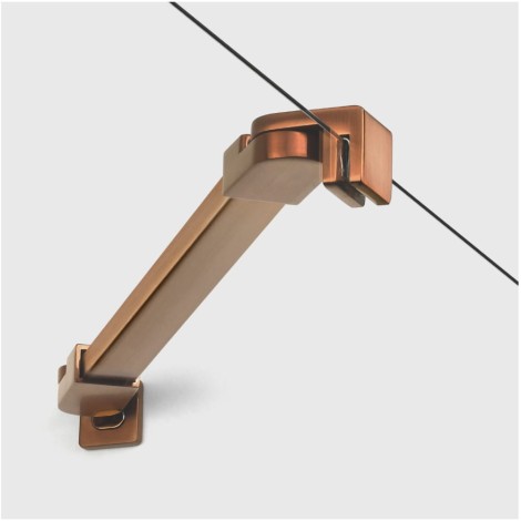 New Trendy Nesta kabina pięciokątna 1000x800x2000 mm copper brushed
