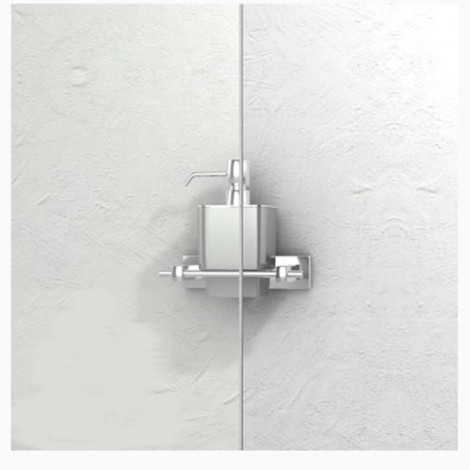 New Trendy Eventa kabina  prostokatna prawa chrom 120x90x200 cm