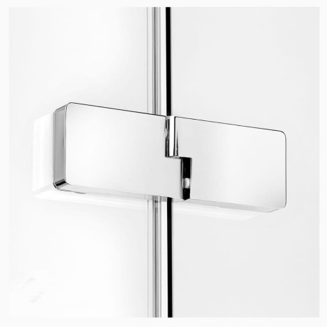 New Trendy Eventa kabina  prostokatna prawa chrom 120x90x200 cm
