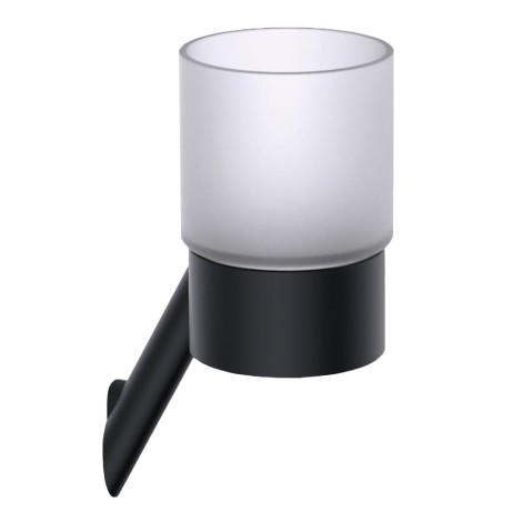 Deante Silia kubek ścienny czarny