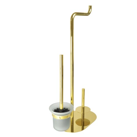 Deante Silia stojak na papier 3-funkcyjny złoty