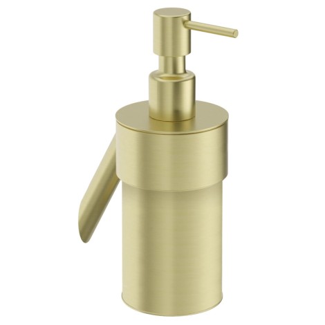 Deante Silia Dozownik mydła ścienny złoto szczotkowane