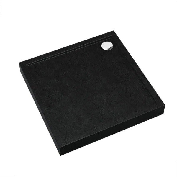 Schedpol Cameron brodzik kwadratowy blackstone 90x90cm