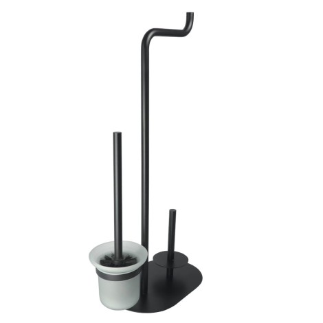 Deante Silia stojak na papier 3-funkcyjny nero