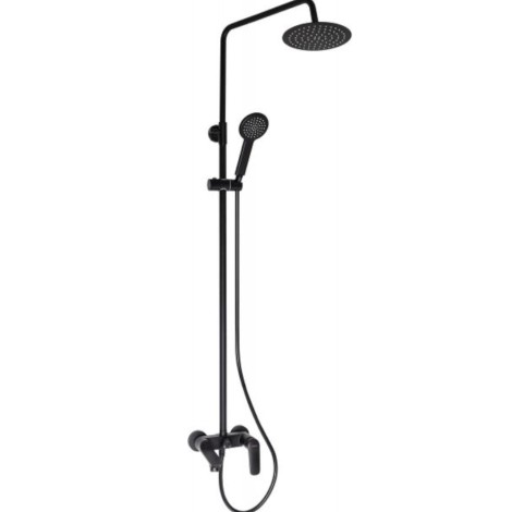 Deante Coriander z baterią wannową mieszaczową czarna