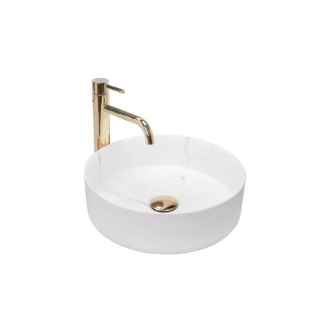 Rea Sami marble matt umywalka nablatowa