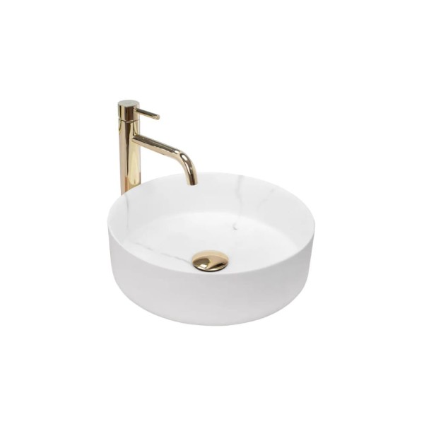 Rea Sami marble matt umywalka nablatowa