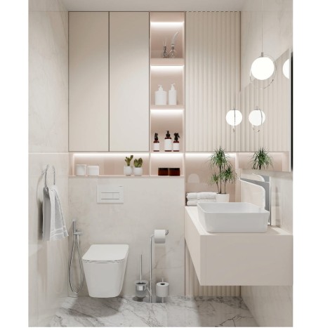 Deante Silia Stojak na papier 3-funkcyjny chrom.