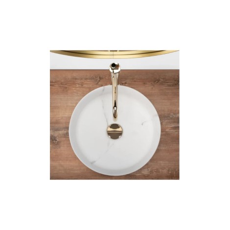 Rea Sami marble matt umywalka nablatowa