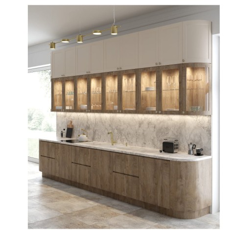 Deante Silia bateria zlewozmywakowa z wyciąganą wylewką złoto szczotkowane